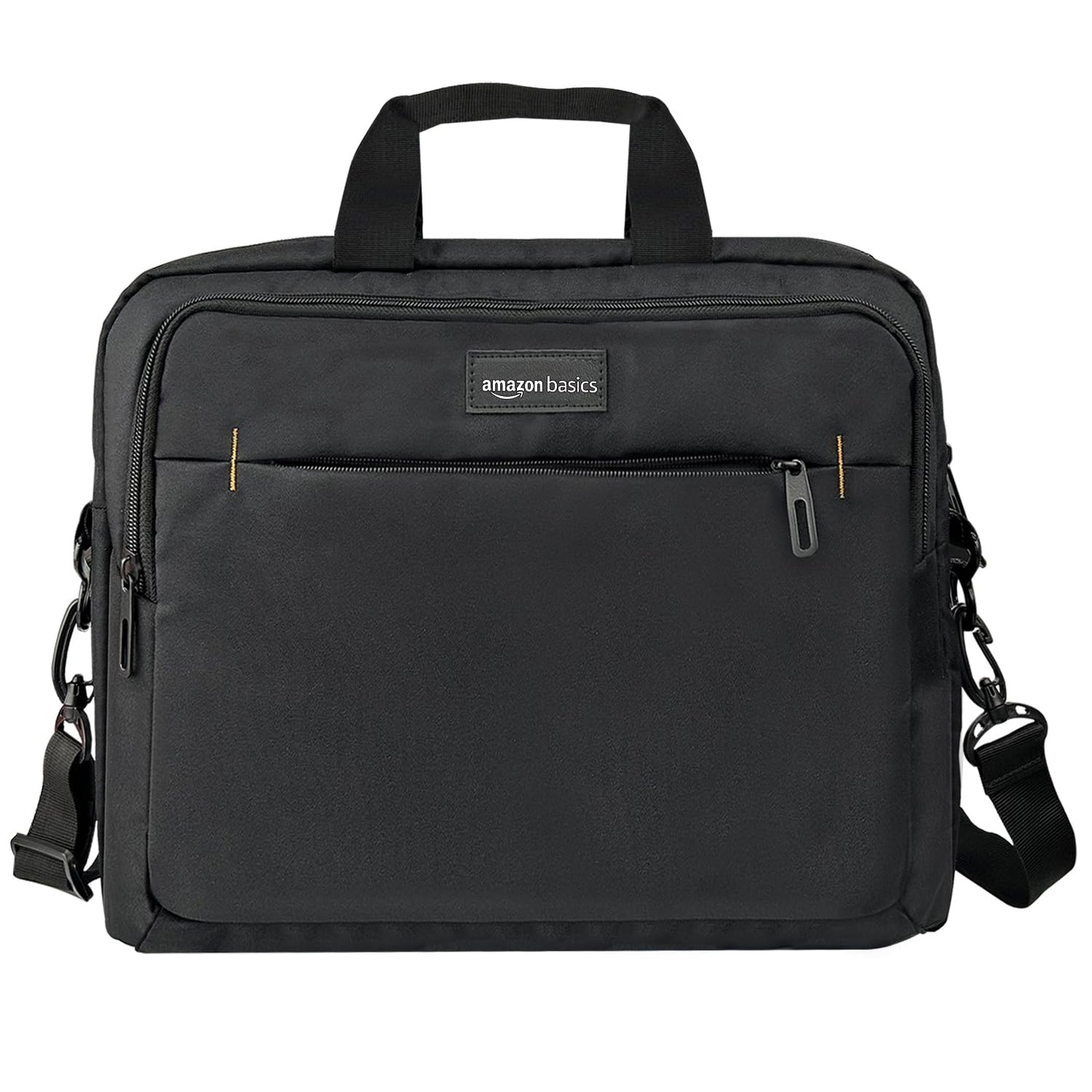 Kompakte Laptoptasche bis 14 Zoll – Umhänge- & Tragetasche mit Zubehörfächern, schwarz