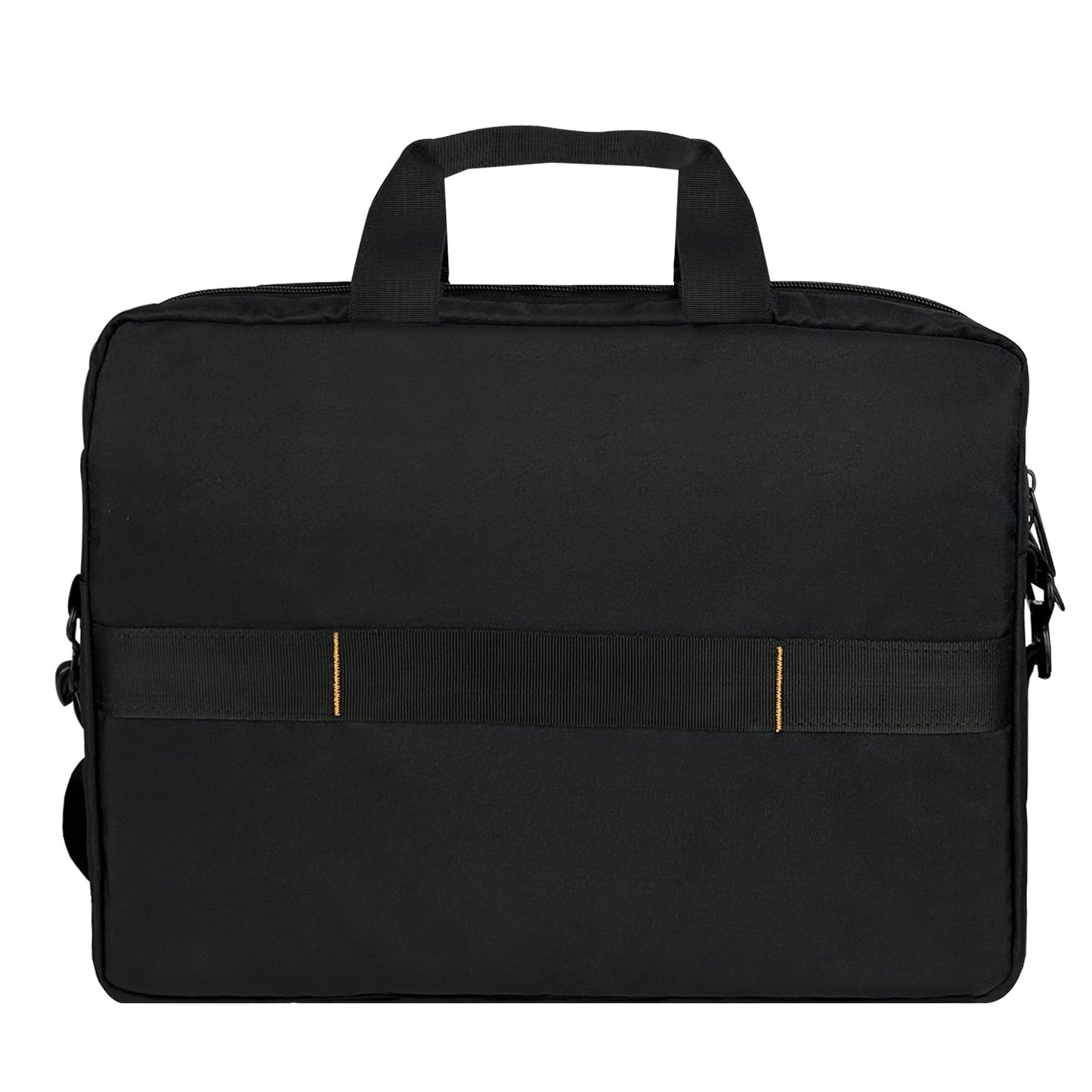 Kompakte Laptoptasche bis 14 Zoll – Umhänge- & Tragetasche mit Zubehörfächern, schwarz